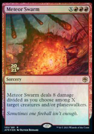 Meteor Swarm [Dungeons & Dragons: Adventures in the Forgotten Realms Prerelease Promos] | Good Games Modbury