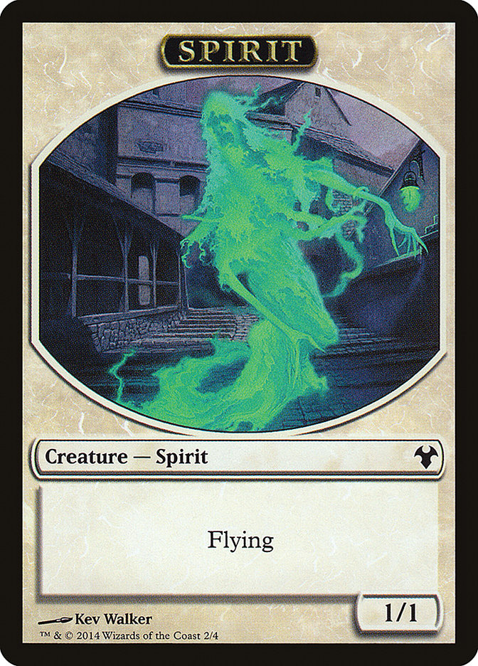 Myr // Spirit Double-Sided Token [Modern Event Deck 2014 Tokens] | Good Games Modbury