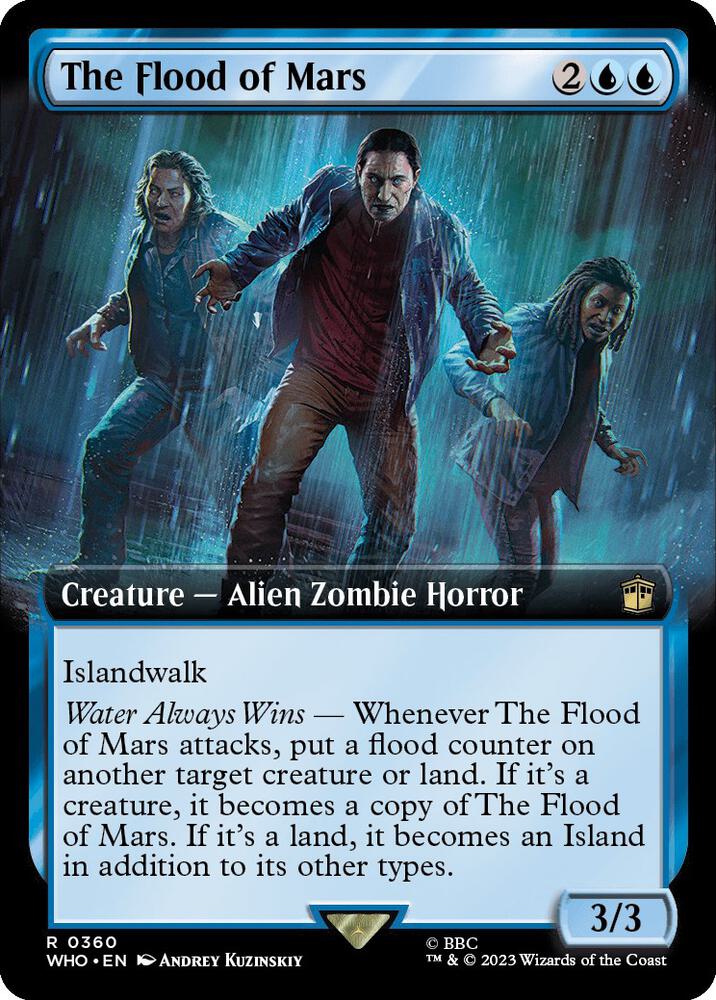 The Flood of Mars 360/331 (Universes Beyond: Doctor Who)  - Extended Art Foil | Good Games Modbury