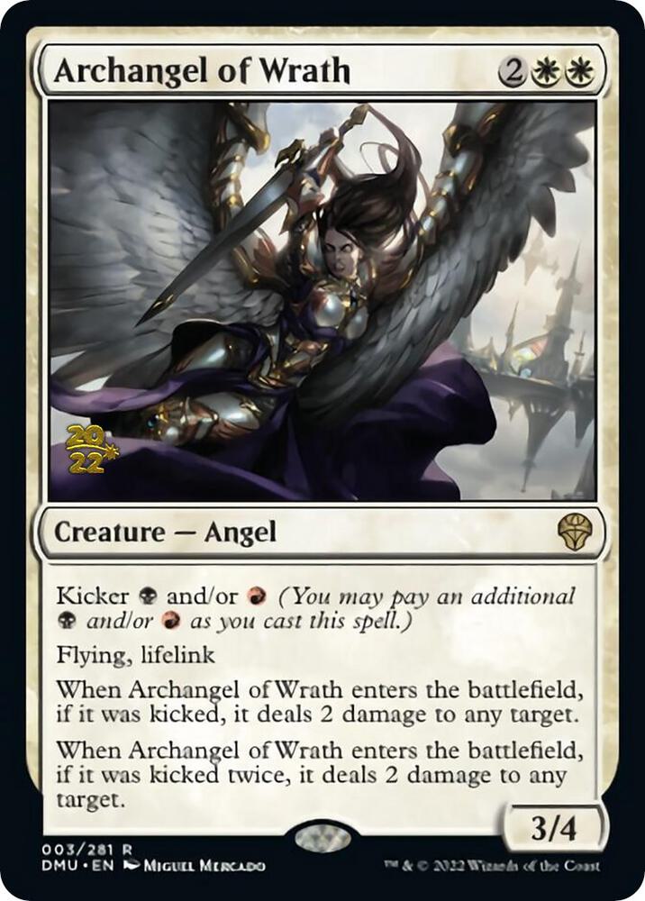 Archangel of Wrath 3s/161 (Prerelease Cards)  - PreRelease Foil | Good Games Modbury