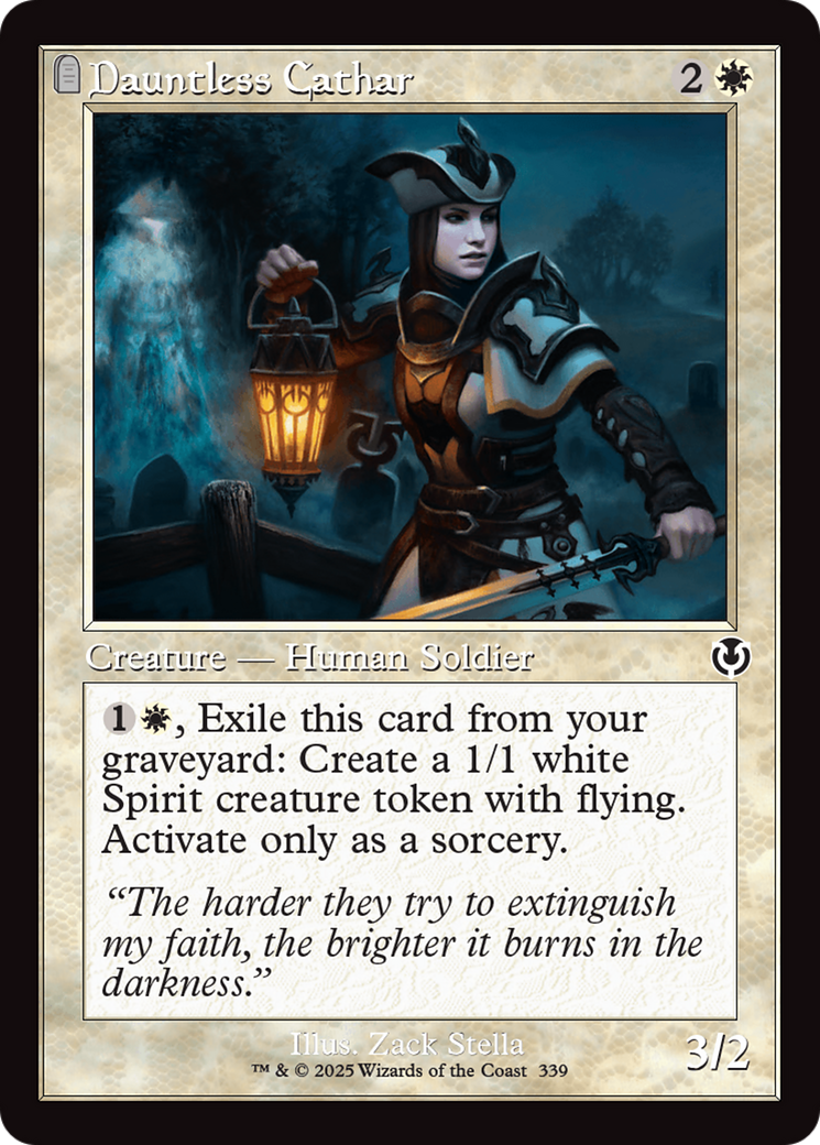 Dauntless Cathar (Retor Frame) [Innistrad Remastered] | Good Games Modbury