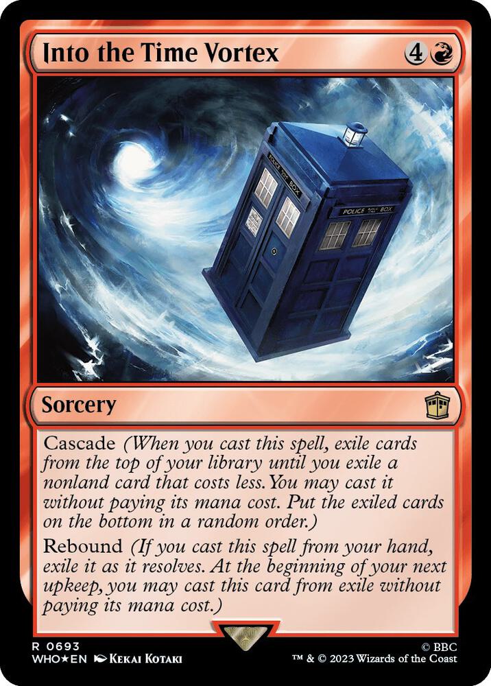 Into the Time Vortex 693/331 (Universes Beyond: Doctor Who)  - Surge Foil | Good Games Modbury
