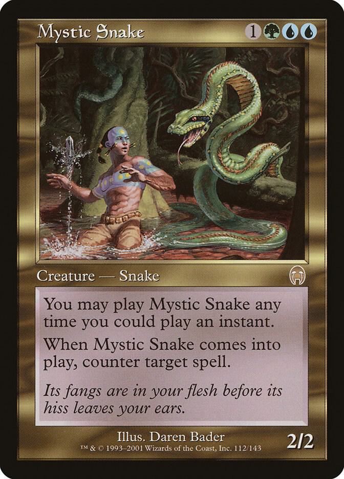 Mystic Snake 112/143 (Apocalypse)  - Foil | Good Games Modbury