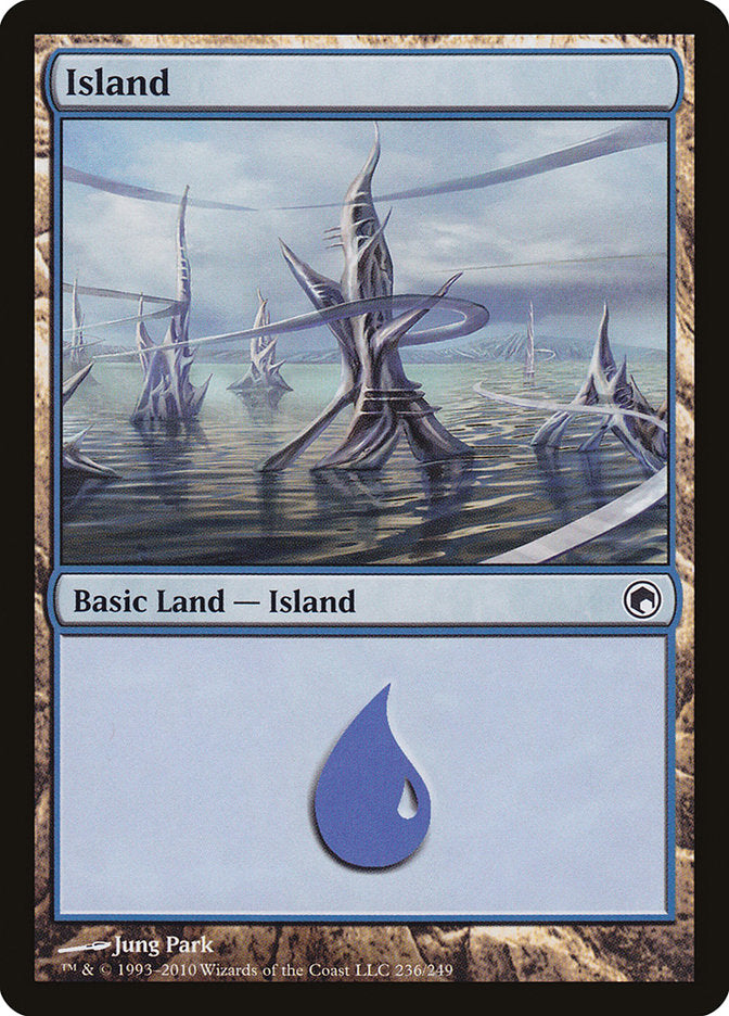 Island (236) [Scars of Mirrodin] | Good Games Modbury