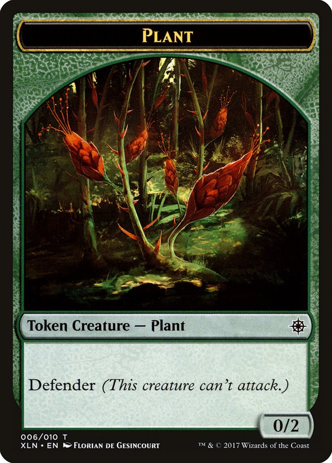 Plant Token [Ixalan Tokens] | Good Games Modbury