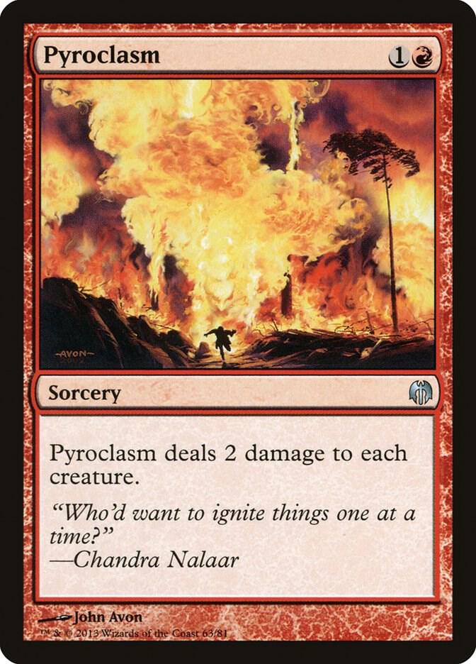 Pyroclasm 63/81 (Duel Decks: Heroes vs. Monsters)  | Good Games Modbury