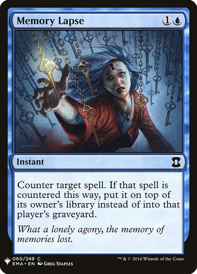 Memory Lapse [Mystery Booster] | Good Games Modbury
