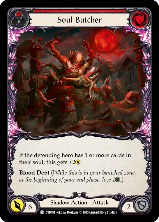 Soul Butcher (Red) [DTD181] (Dusk Till Dawn) | Good Games Modbury