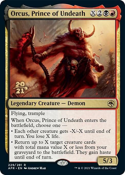 Orcus Prince of Undeath 229s/241 (Prerelease Cards)  - Foil | Good Games Modbury