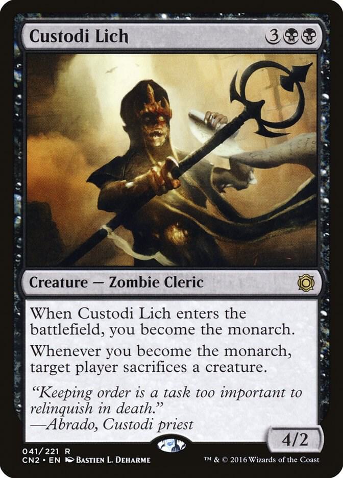 Custodi Lich 41/221 (Conspiracy: Take the Crown)  - Foil | Good Games Modbury