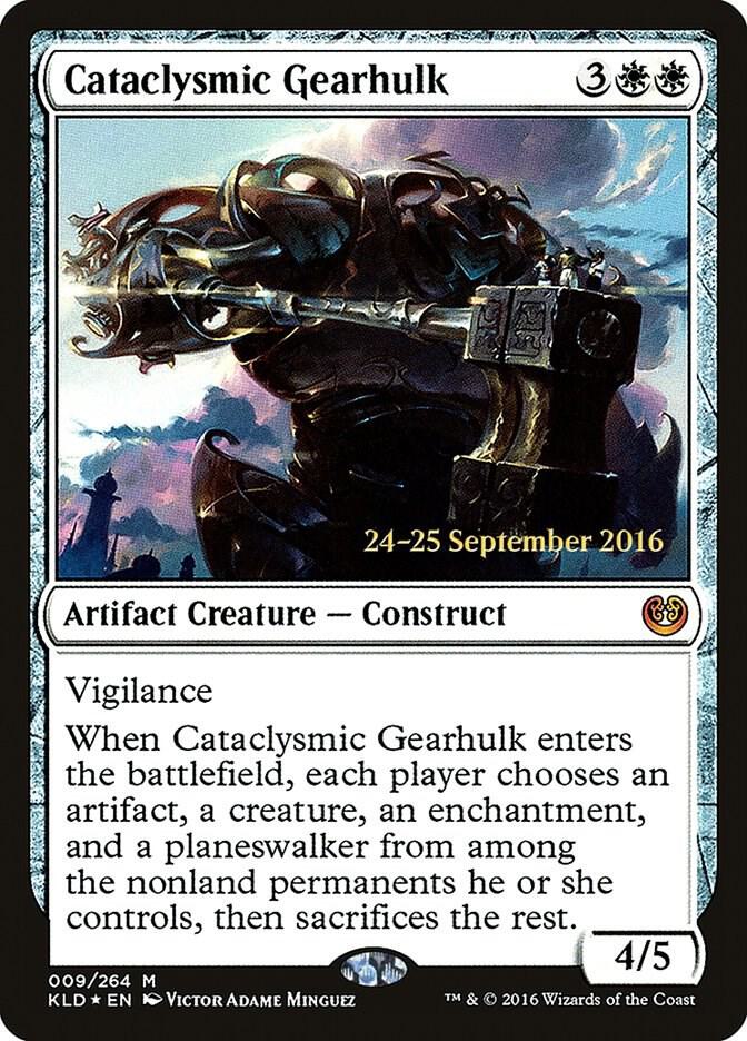 Cataclysmic Gearhulk 9s/83 (Prerelease Cards)  - Foil | Good Games Modbury