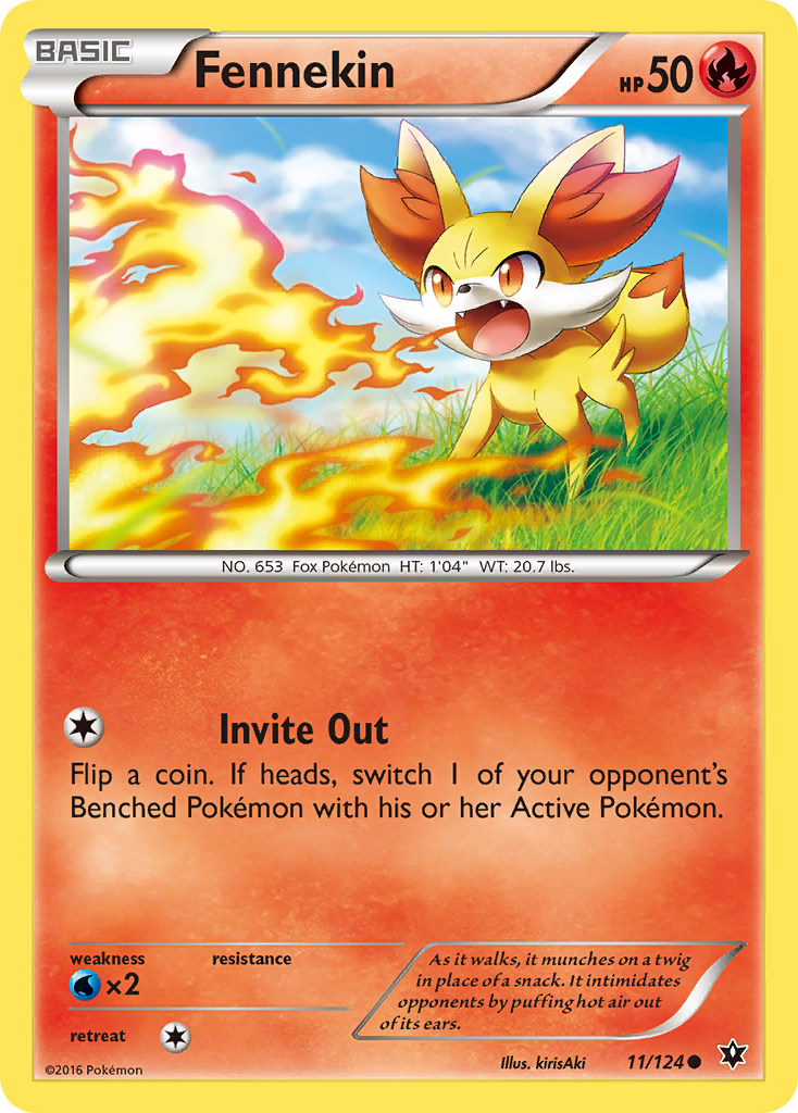 Fennekin (11/124) [XY: Fates Collide] | Good Games Modbury