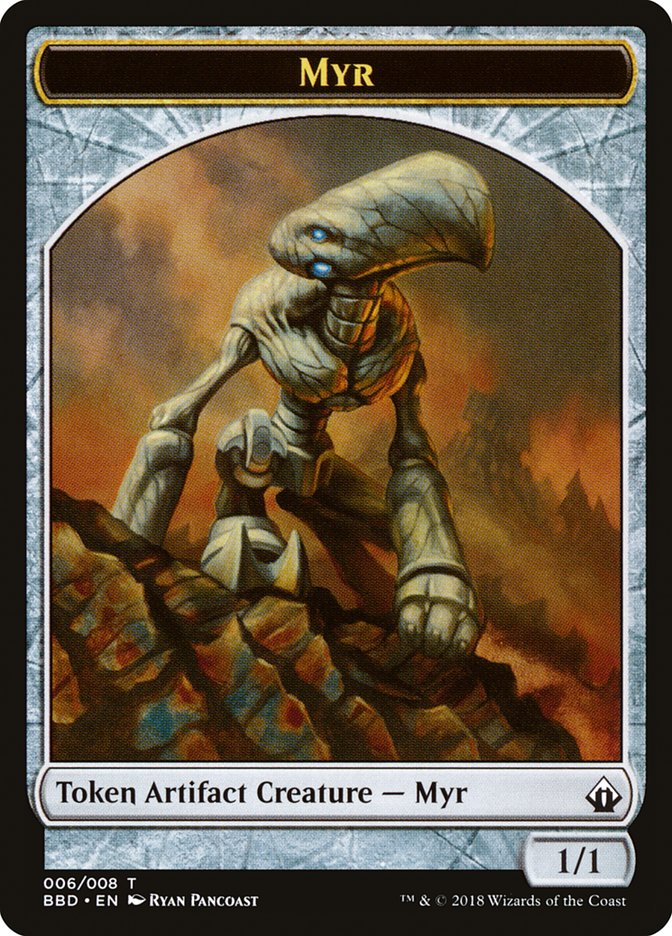 Myr Token [Battlebond Tokens] | Good Games Modbury