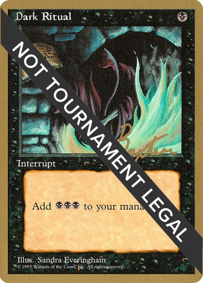 Dark Ritual 1996 George Baxter 4ED gb129/308 (World Championship Decks)  | Good Games Modbury