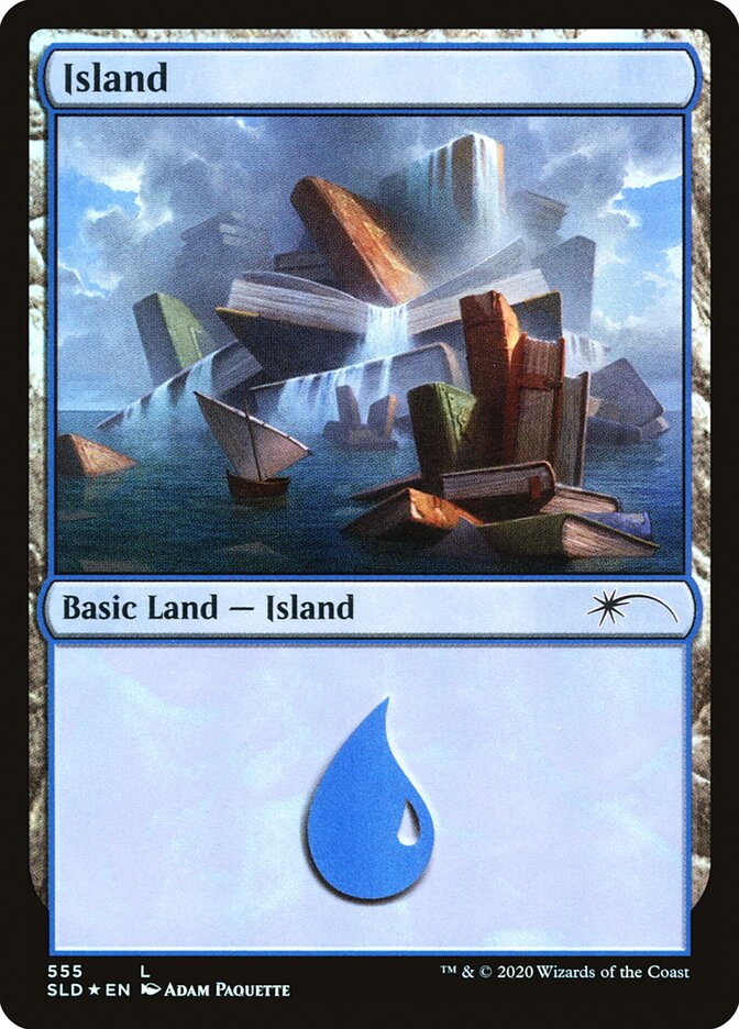 Island (Well Read) (555) [Secret Lair Drop Promos] | Good Games Modbury