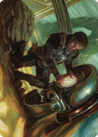 Urza Powerstone Prodigy Art Card 35 (Art Series: The Brothers' War)  | Good Games Modbury
