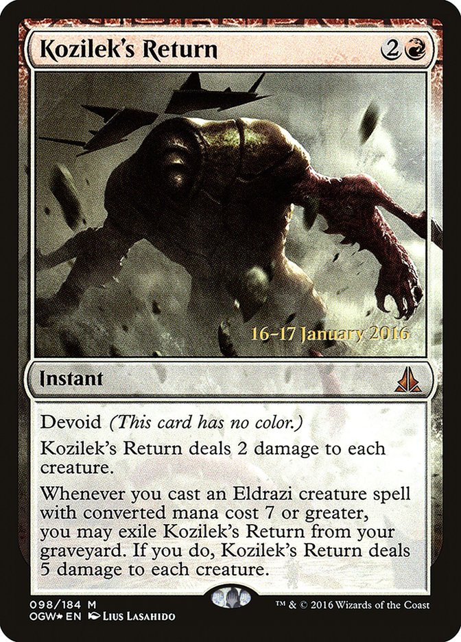 Kozilek's Return [Oath of the Gatewatch Prerelease Promos] | Good Games Modbury