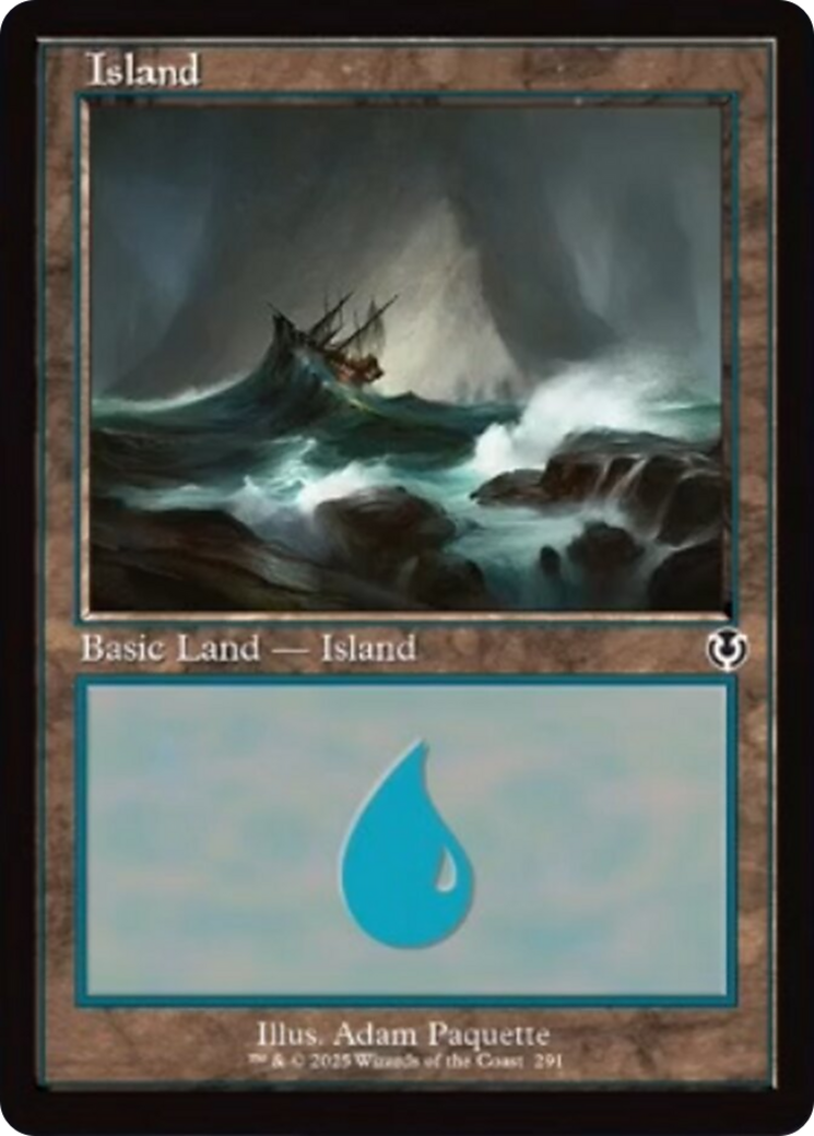 Island (291) (Retro Frame) [Innistrad Remastered] | Good Games Modbury
