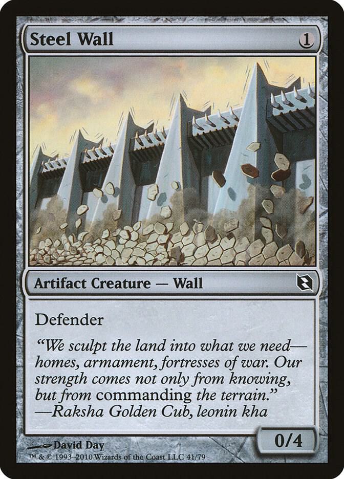 Steel Wall 41/79 (Duel Decks: Elspeth vs. Tezzeret)  | Good Games Modbury