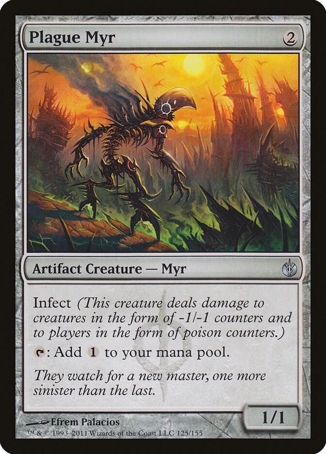 Plague Myr 125/155 (Mirrodin Besieged)  | Good Games Modbury