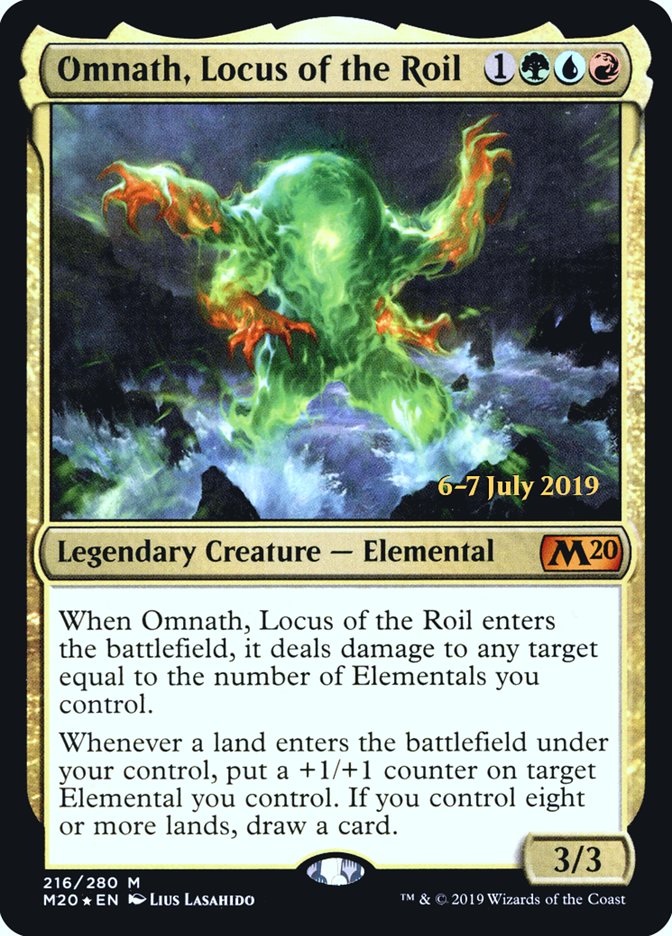 Omnath, Locus of the Roil [Core Set 2020 Prerelease Promos] | Good Games Modbury