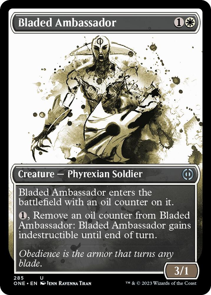 Bladed Ambassador 285/271 (Phyrexia: All Will Be One)  - Showcase | Good Games Modbury