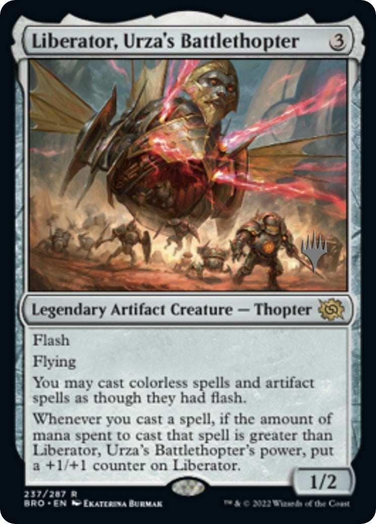 Liberator, Urza's Battlethopter (Promo Pack) [The Brothers' War Promos] | Good Games Modbury