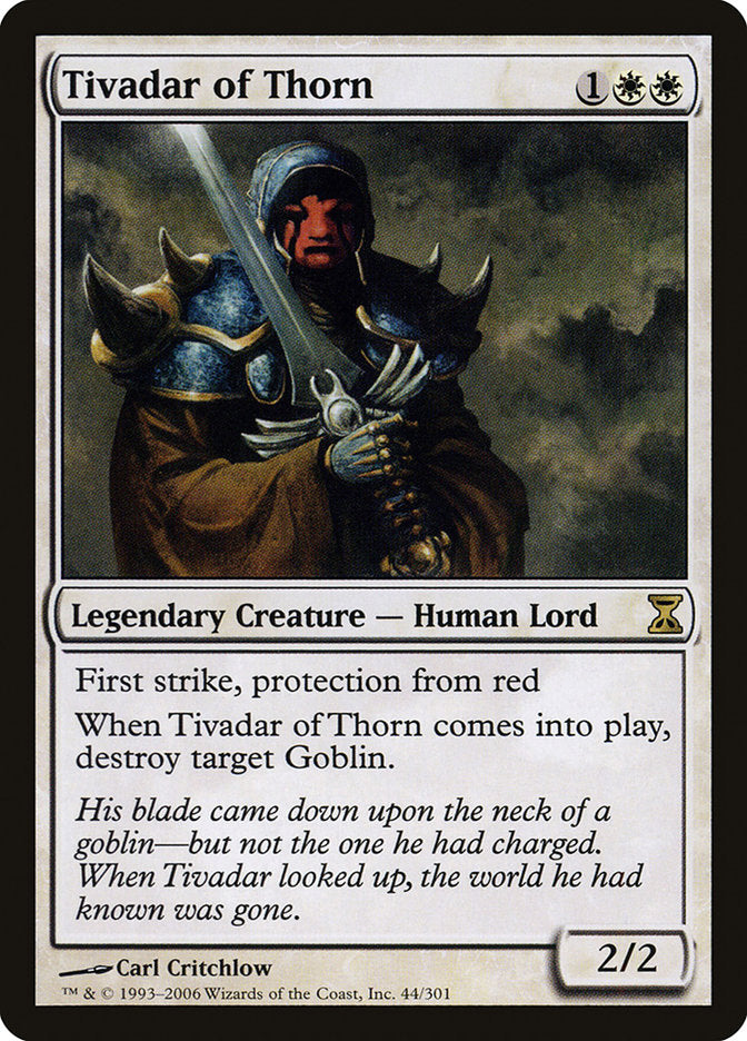 Tivadar of Thorn 44/301 (Time Spiral)  | Good Games Modbury