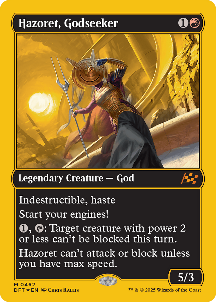 Hazoret, Godseeker (First-Place Foil) [Aetherdrift] | Good Games Modbury