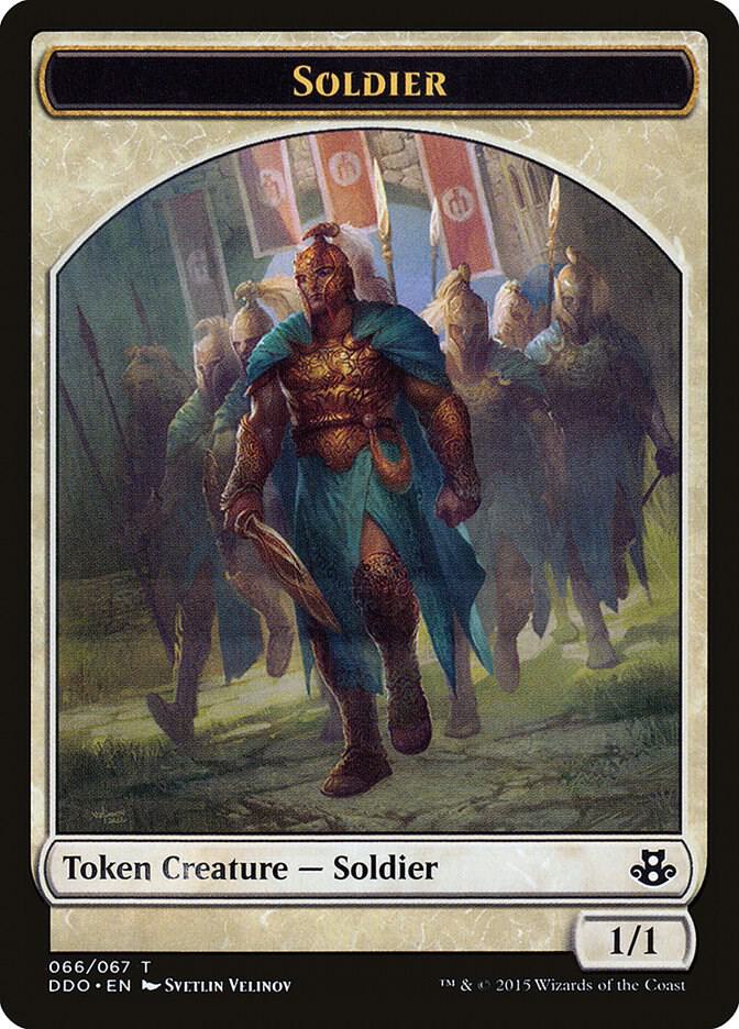 Soldier Token 66 (Duel Decks: Elspeth vs. Kiora)  | Good Games Modbury