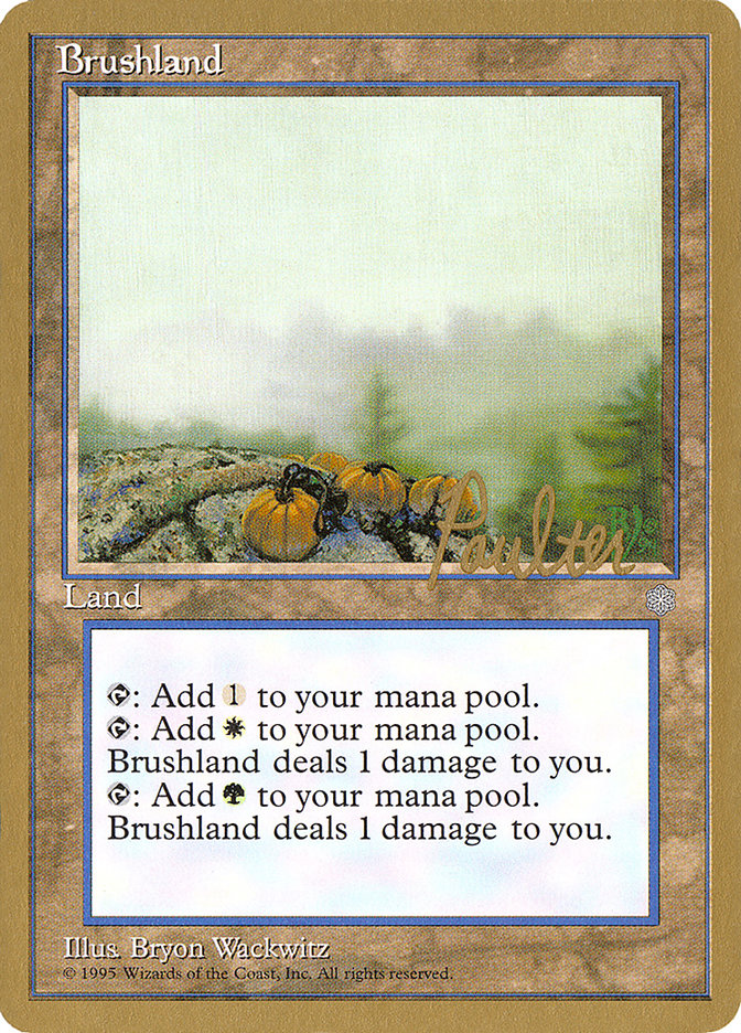 Brushland (Preston Poulter) [Pro Tour Collector Set] | Good Games Modbury