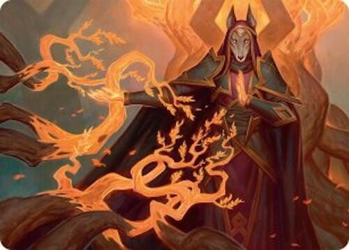 Abzan Devotee Art Card 10 54 10 (Art Series: Tarkir: Dragonstorm)  | Good Games Modbury