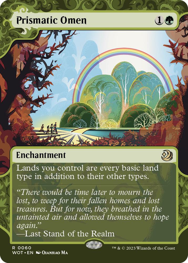 Prismatic Omen 60 (Wilds of Eldraine: Enchanting Tales)  - Showcase | Good Games Modbury