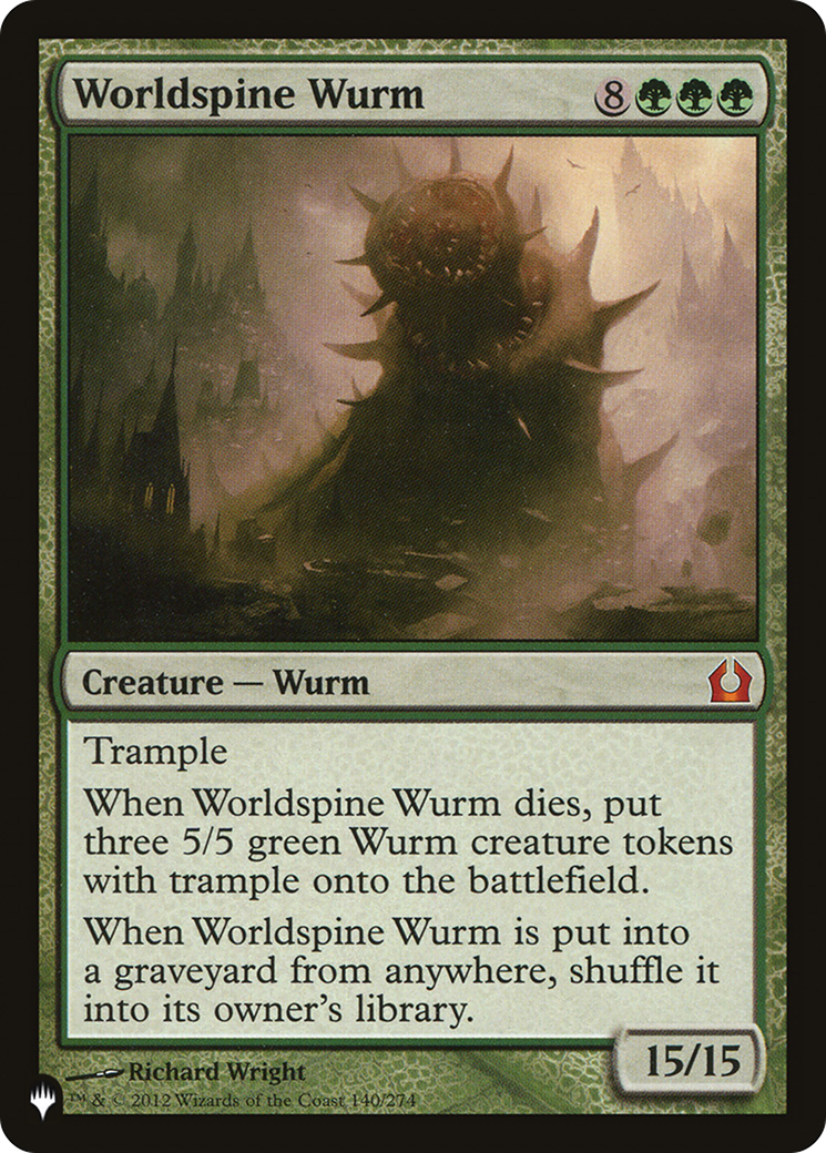 Worldspine Wurm [The List] | Good Games Modbury