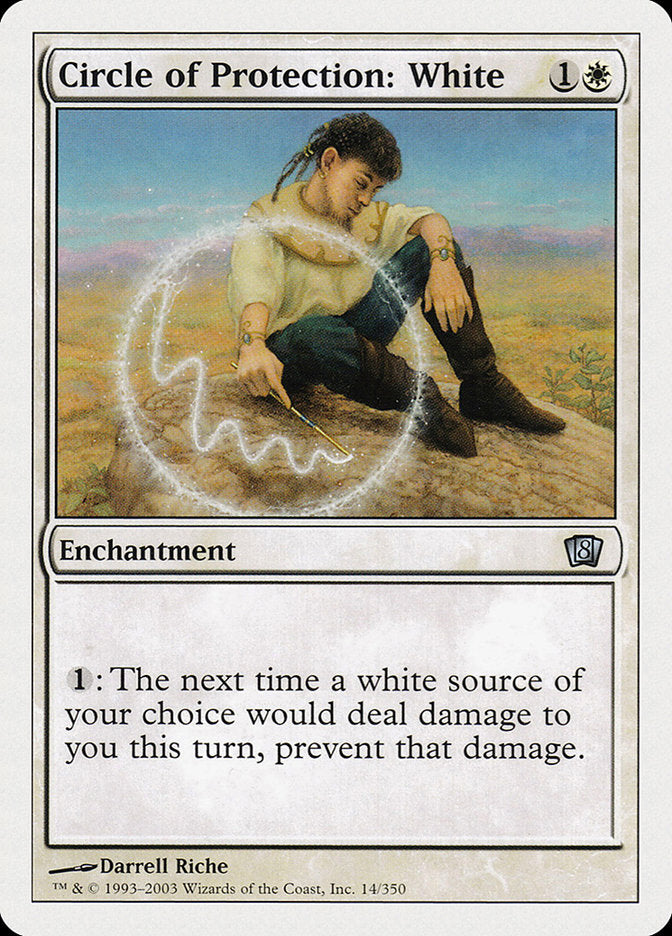 Circle of Protection: White 14/350 (8th Edition)  | Good Games Modbury