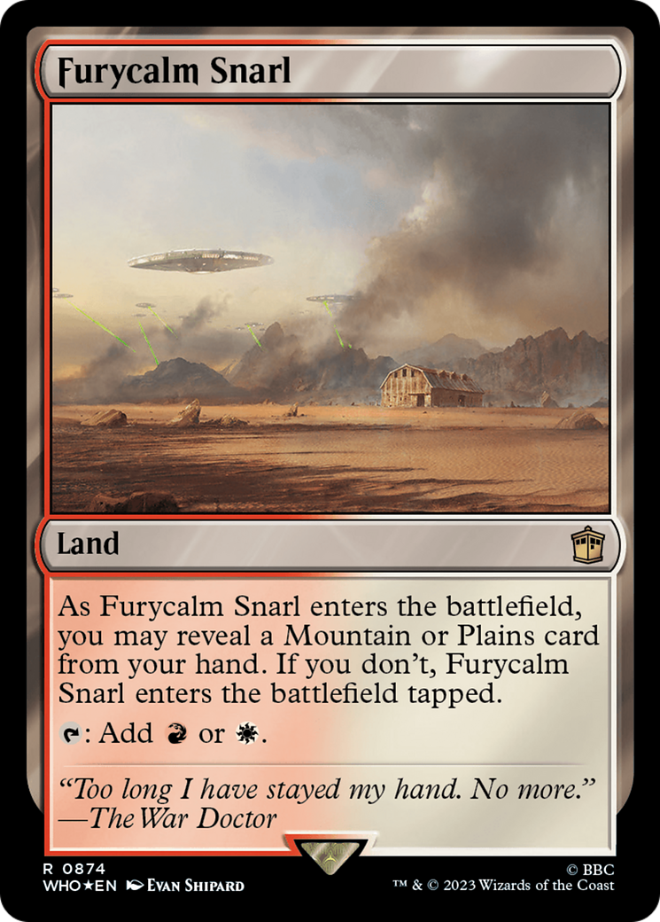 Furycalm Snarl (Surge Foil) [Doctor Who] | Good Games Modbury