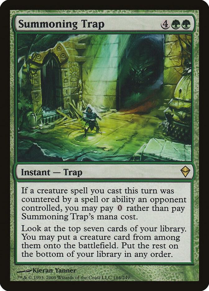 Summoning Trap 184/249 (Zendikar)  - Foil | Good Games Modbury