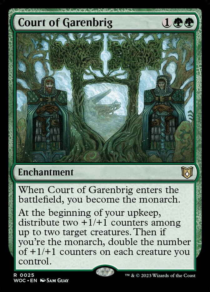 Court of Garenbrig 25 (Commander: Wilds of Eldraine)  - Foil | Good Games Modbury