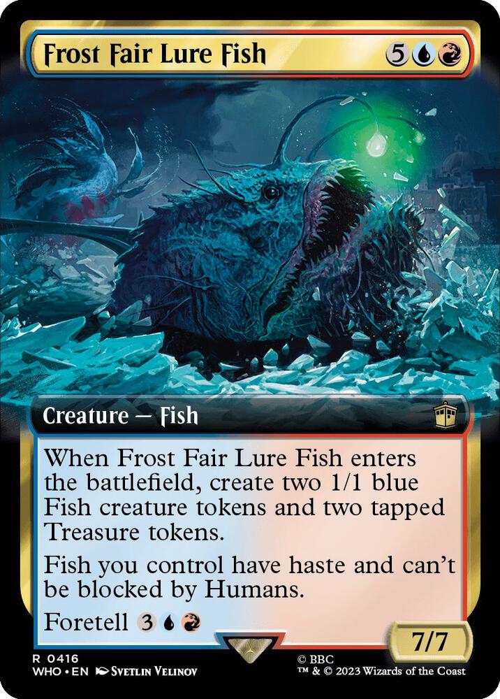 Frost Fair Lure Fish 416/331 (Universes Beyond: Doctor Who)  - Extended Art | Good Games Modbury