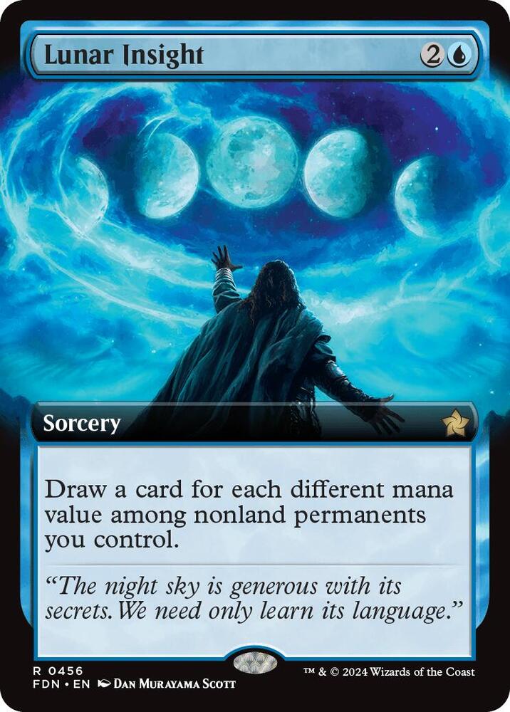 Lunar Insight 456/291 (Foundations)  - Extended Art | Good Games Modbury