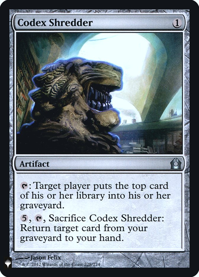 Codex Shredder [Mystery Booster] | Good Games Modbury