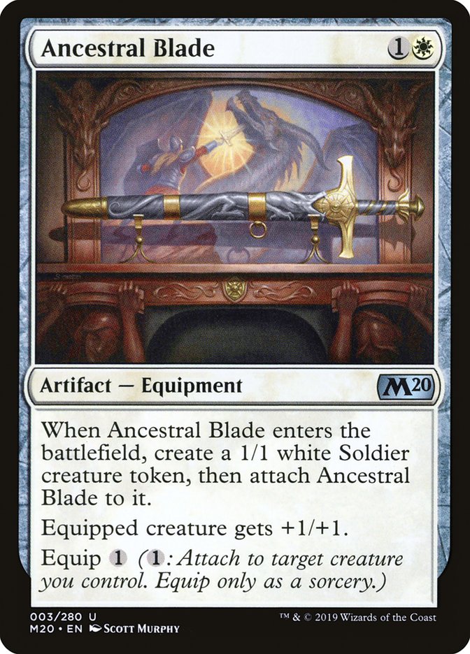 Ancestral Blade [Core Set 2020] | Good Games Modbury