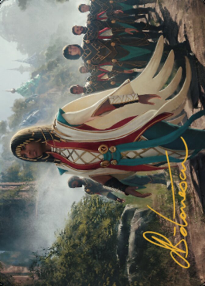 Queen Kayla bin-Kroog Art Card (Gold-Stamped Signature) [The Brothers' War Art Series] | Good Games Modbury