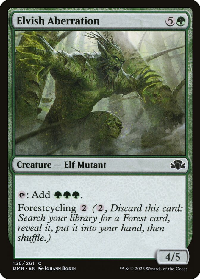 Elvish Aberration 156/261 (Dominaria Remastered)  - Foil | Good Games Modbury