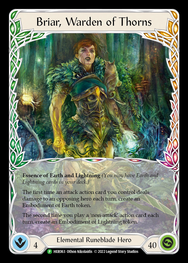 Briar, Warden of Thorns [HER063] (Promo)  Cold Foil | Good Games Modbury