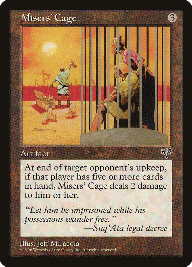 Misers' Cage 311/350 (Mirage)  | Good Games Modbury
