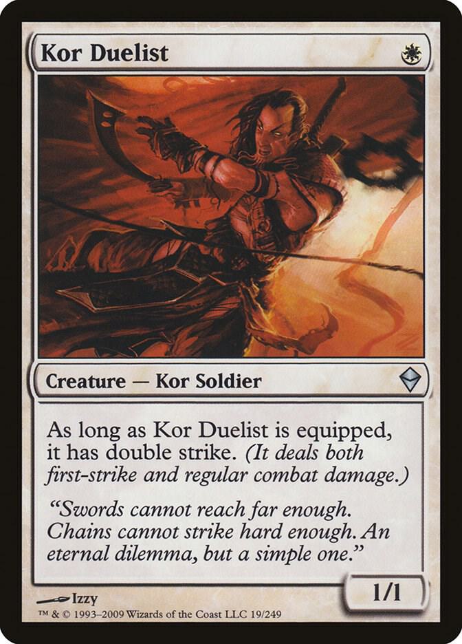 Kor Duelist 19/249 (Zendikar)  | Good Games Modbury