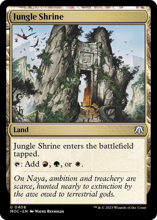 Jungle Shrine 408/444 (Commander: March of the Machine)  | Good Games Modbury