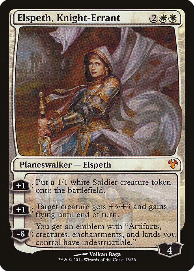 Elspeth, Knight-Errant [Modern Event Deck 2014] | Good Games Modbury
