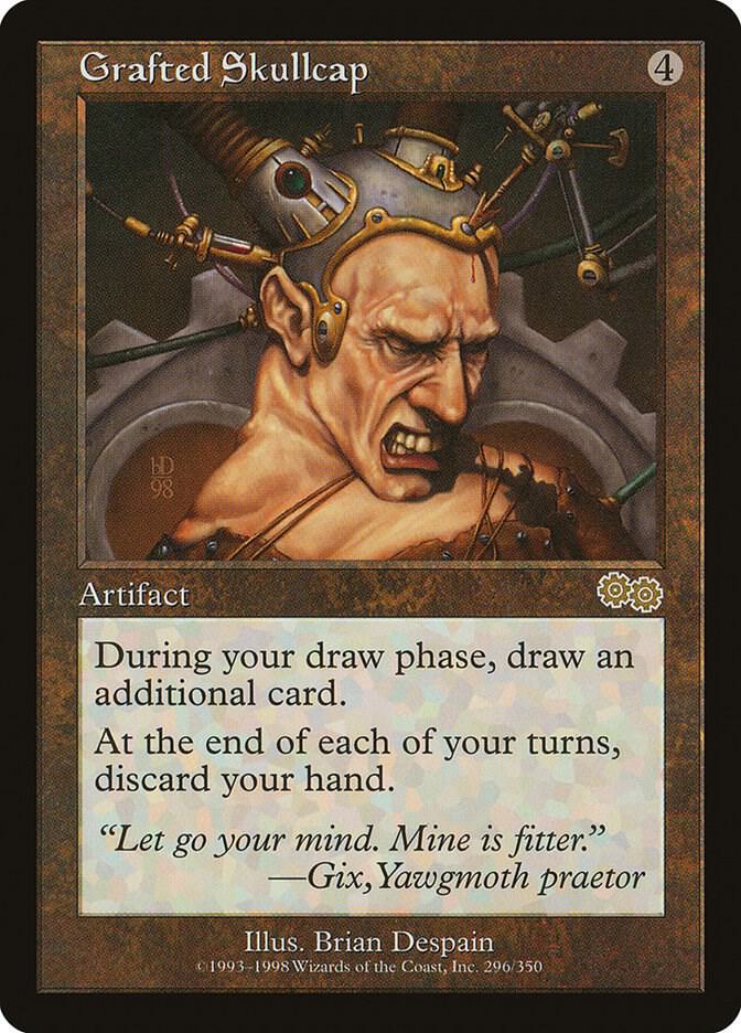 Grafted Skullcap 296/350 (Urza's Saga)  | Good Games Modbury